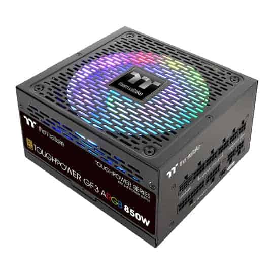 Thermaltake Toughpower GF3 ARGB 850 Watt Fully Modular PCIe Gen 5 80+ Gold PSU/Power Supply ATX3.0